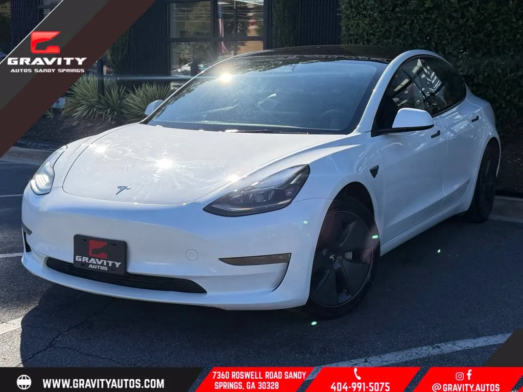 White 2023 Tesla Model 3 Long Range for sale in Sandy Springs, GA