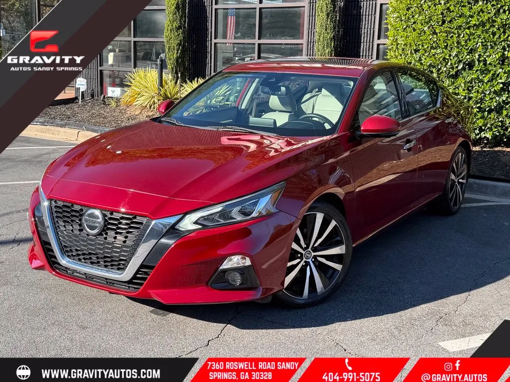 Red 2019 Nissan Altima 2.5 Platinum for sale in Sandy Springs, GA