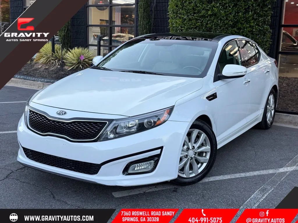 White 2014 Kia Optima EX for sale in Sandy Springs, GA