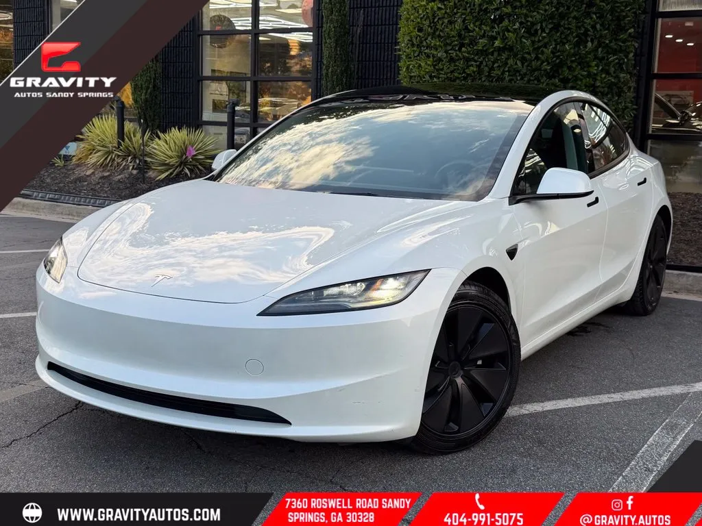 White 2024 Tesla Model 3 Long Range for sale in Sandy Springs, GA