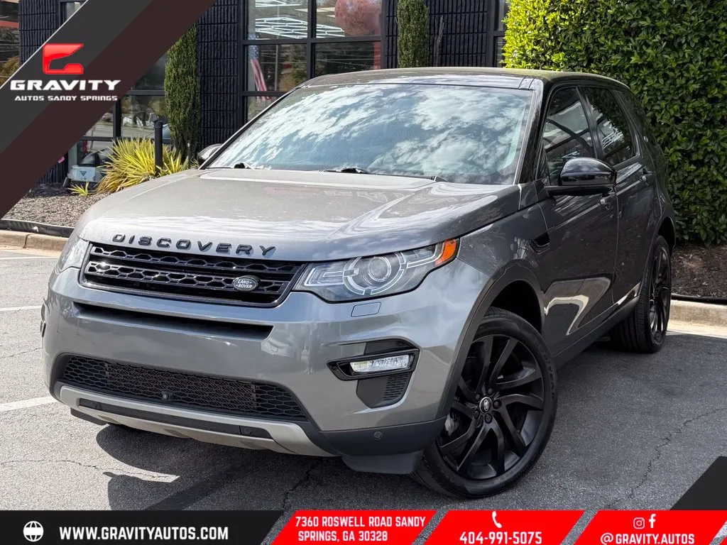 Gray 2015 Land Rover Discovery Sport HSE LUX for sale in Sandy Springs, GA