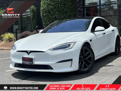 White 2021 Tesla Model S Plaid for sale in Sandy Springs, GA