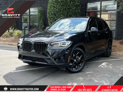 Black 2022 BMW X3 sDrive30i for sale in Sandy Springs, GA