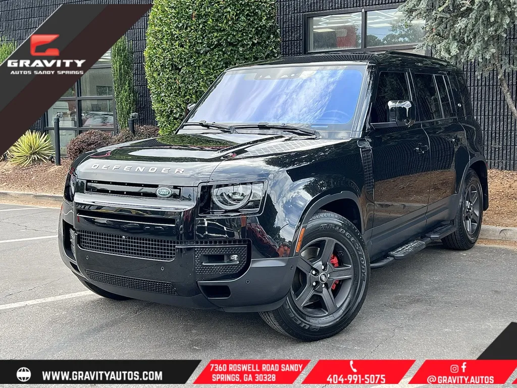 Black 2022 Land Rover Defender 110 110 Standard for sale in Sandy Springs, GA