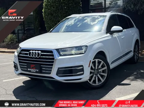 White 2019 Audi Q7 55 SE Premium for sale in Sandy Springs, GA