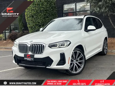 White 2022 BMW X3 xDrive30i for sale in Sandy Springs, GA