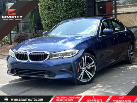 Blue 2020 BMW 3 Series 330i for sale in Sandy Springs, GA