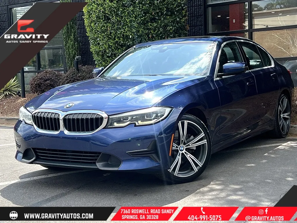 Blue 2020 BMW 3 Series 330i for sale in Sandy Springs, GA