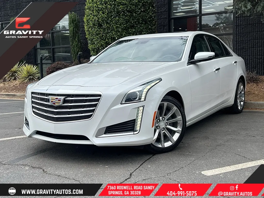 White 2019 Cadillac CTS 2.0L Turbo Luxury for sale in Sandy Springs, GA
