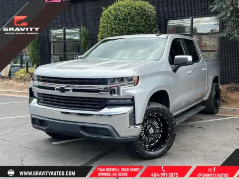 Silver 2021 Chevrolet Silverado 1500 LT for sale in Sandy Springs, GA