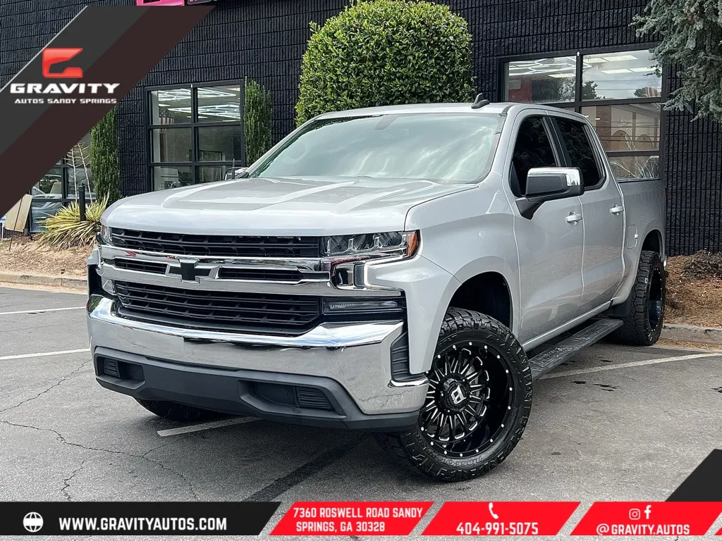 Silver 2021 Chevrolet Silverado 1500 LT for sale in Sandy Springs, GA