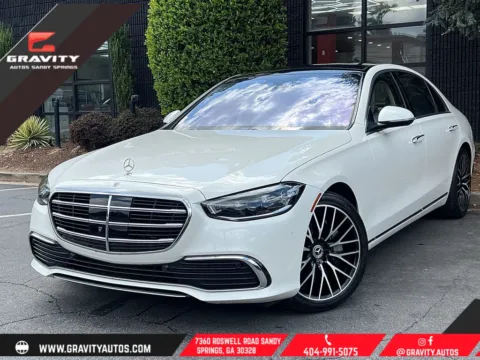 White 2022 Mercedes-Benz S-Class S 500 for sale in Sandy Springs, GA