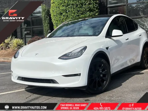 White 2021 Tesla Model Y Standard Range for sale in Sandy Springs, GA