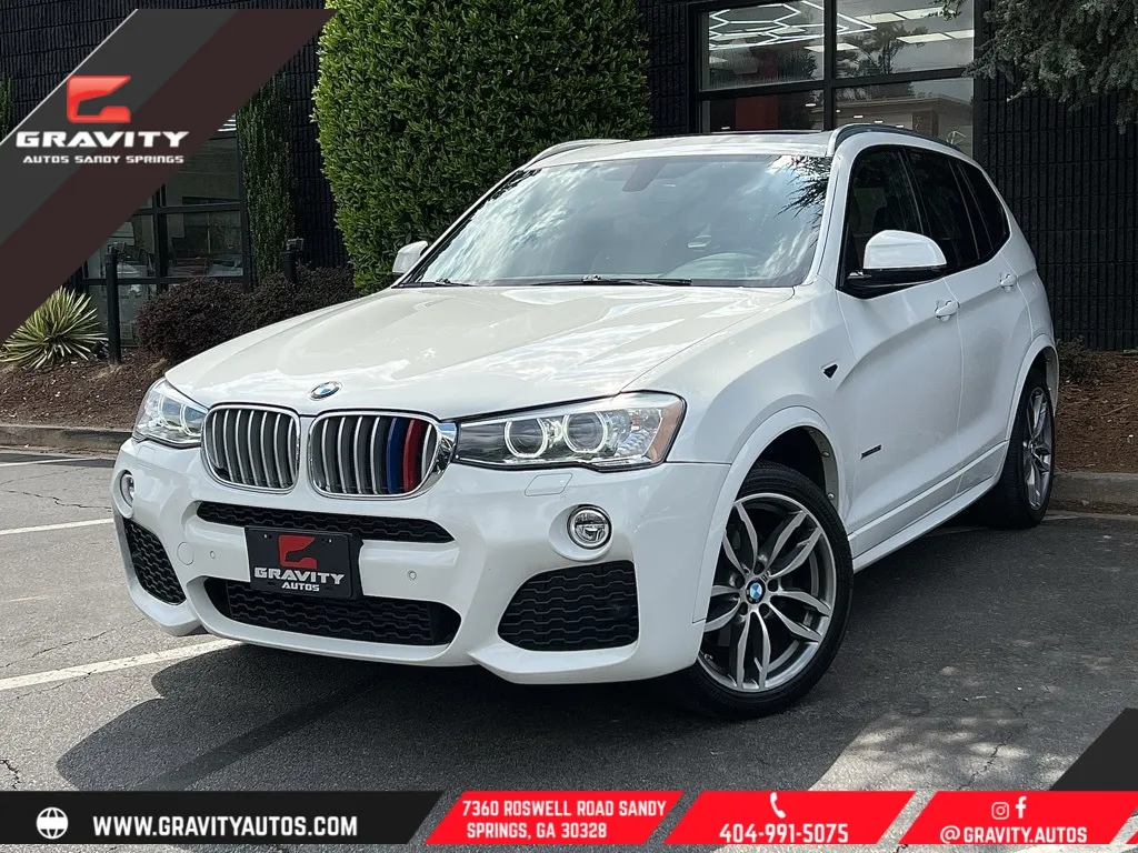 White 2016 BMW X3 xDrive35i for sale in Sandy Springs, GA