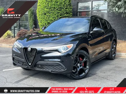 Black 2022 Alfa Romeo Stelvio Veloce for sale in Sandy Springs, GA
