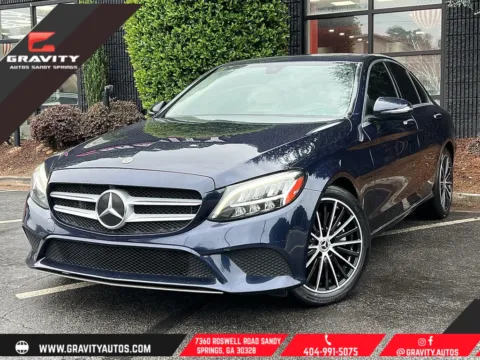 Blue 2021 Mercedes-Benz C-Class C 300 for sale in Sandy Springs, GA