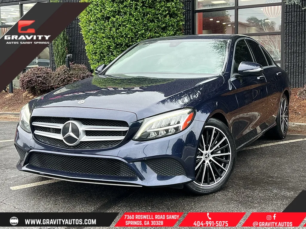 Blue 2021 Mercedes-Benz C-Class C 300 for sale in Sandy Springs, GA