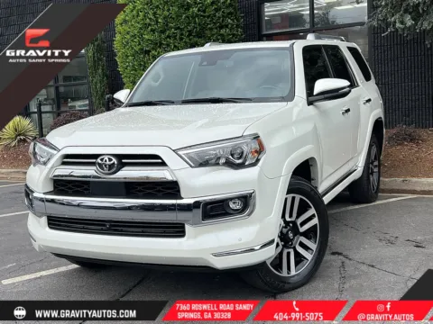 White 2022 Toyota 4Runner Limited for sale in Sandy Springs, GA