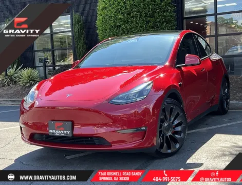 Red 2023 Tesla Model Y Performance for sale in Sandy Springs, GA