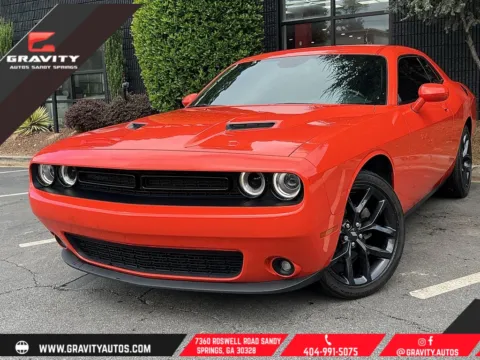 Orange 2022 Dodge Challenger SXT for sale in Sandy Springs, GA