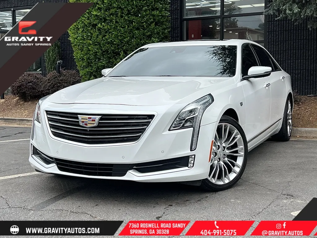 White 2018 Cadillac CT6 3.0L Twin Turbo Premium Luxury for sale in Sandy Springs, GA