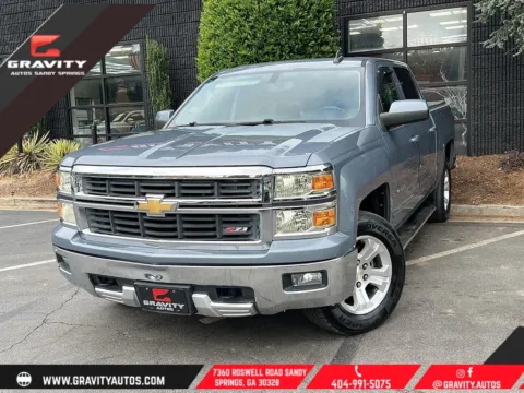 Gray 2015 Chevrolet Silverado 1500 LT for sale in Sandy Springs, GA