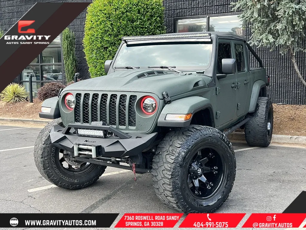Black 2021 Jeep Gladiator Sport for sale in Sandy Springs, GA