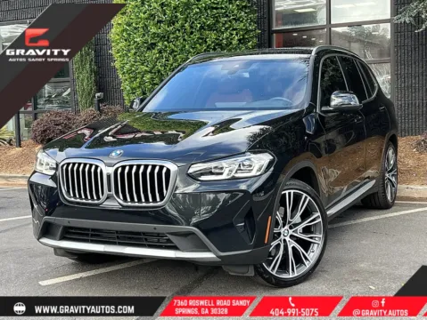 Black 2022 BMW X3 sDrive30i for sale in Sandy Springs, GA