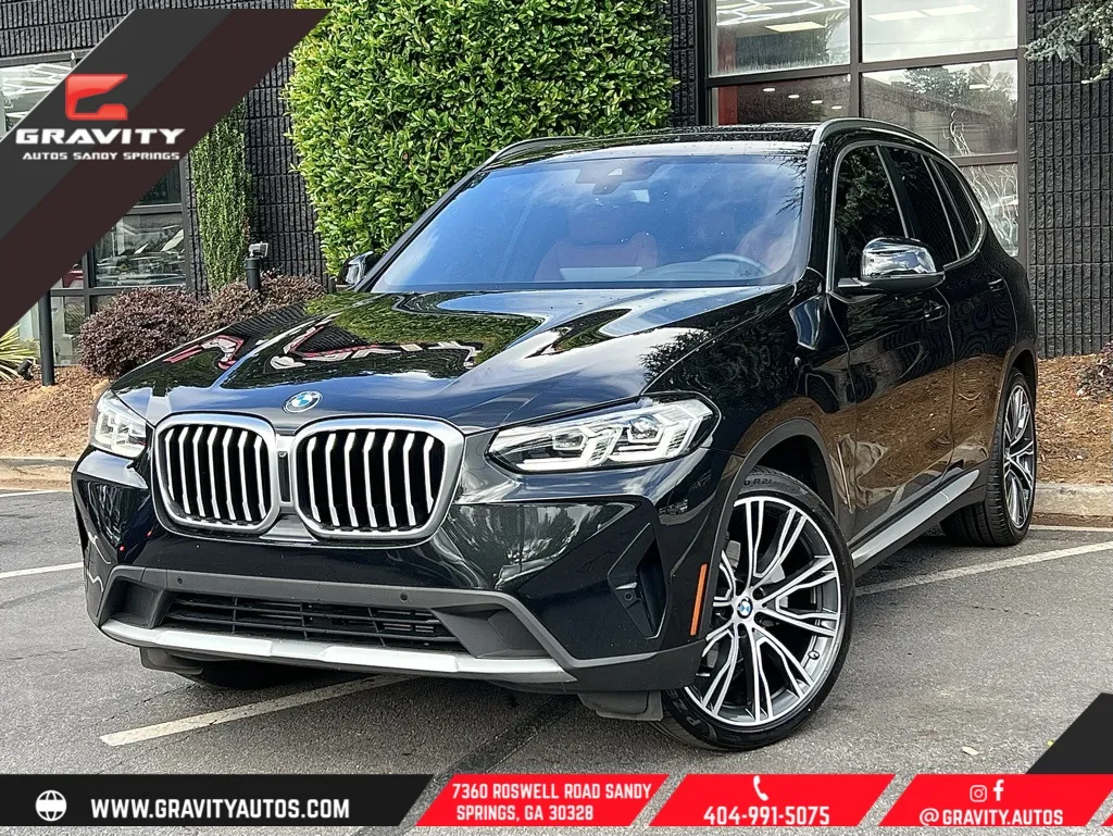 Black 2022 BMW X3 sDrive30i for sale in Sandy Springs, GA