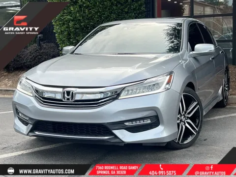 Silver 2017 Honda Accord Touring for sale in Sandy Springs, GA
