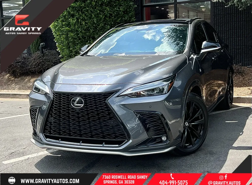 Gray 2022 Lexus NX 350 F SPORT Handling for sale in Sandy Springs, GA