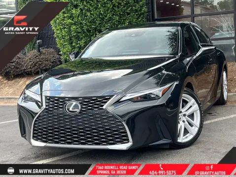 Black 2021 Lexus IS 300 for sale in Sandy Springs, GA