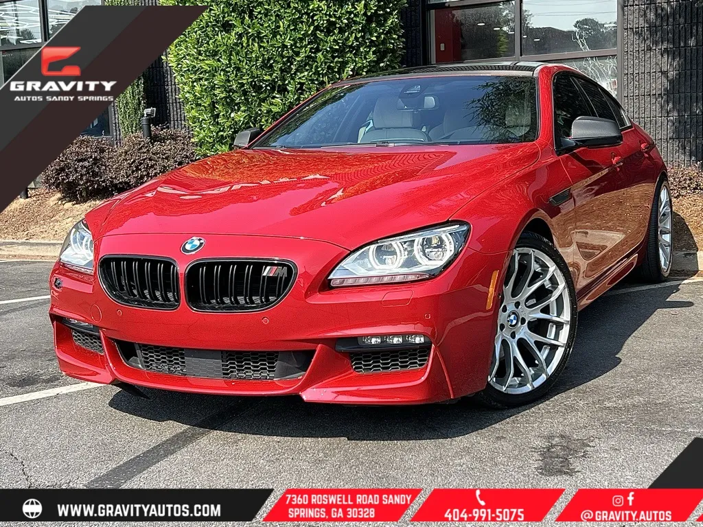 Red 2014 BMW 6 Series 650i Gran Coupe for sale in Sandy Springs, GA