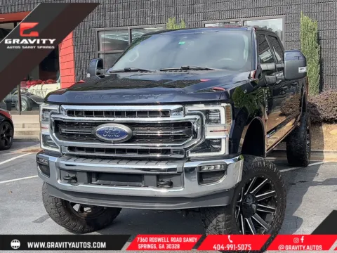 Blue 2021 Ford F-250SD Lariat for sale in Sandy Springs, GA