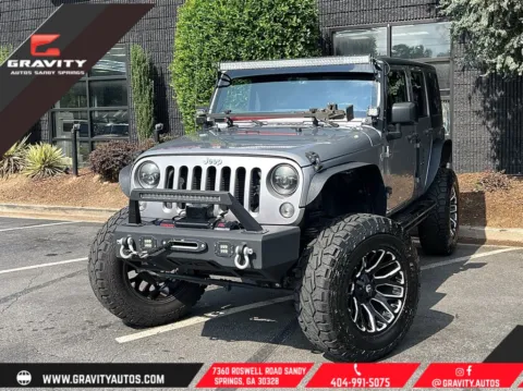 Silver 2017 Jeep Wrangler Unlimited Sport for sale in Sandy Springs, GA