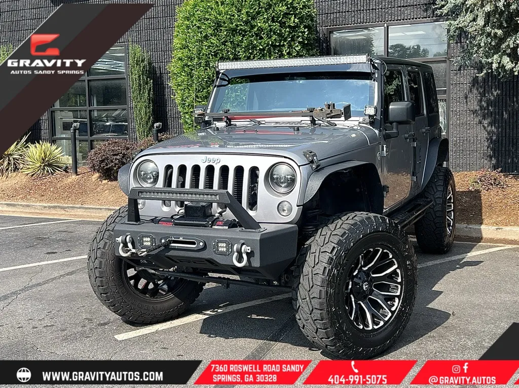 Silver 2017 Jeep Wrangler Unlimited Sport for sale in Sandy Springs, GA