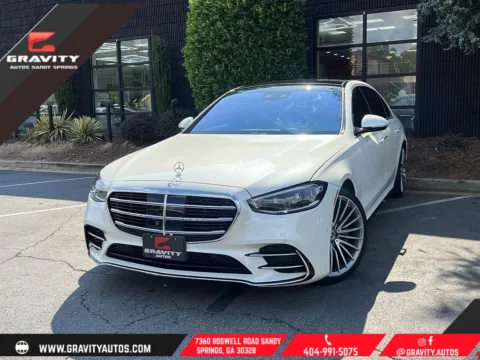 White 2023 Mercedes-Benz S-Class S 580 for sale in Sandy Springs, GA