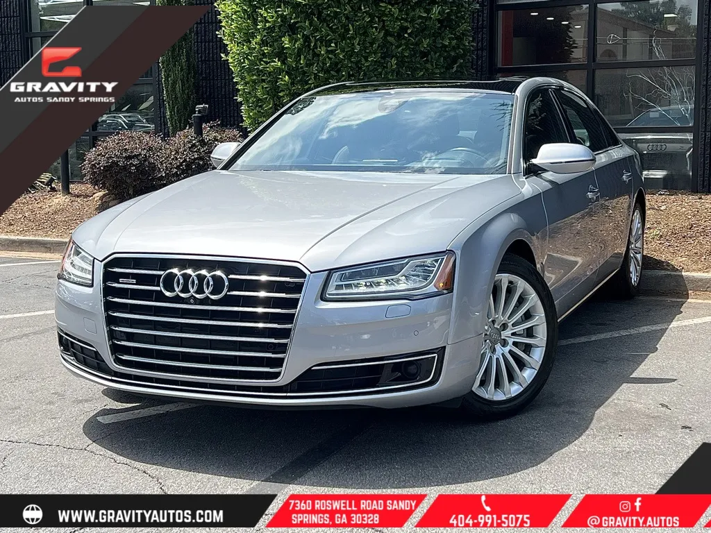Silver 2015 Audi A8 L 3.0T for sale in Sandy Springs, GA