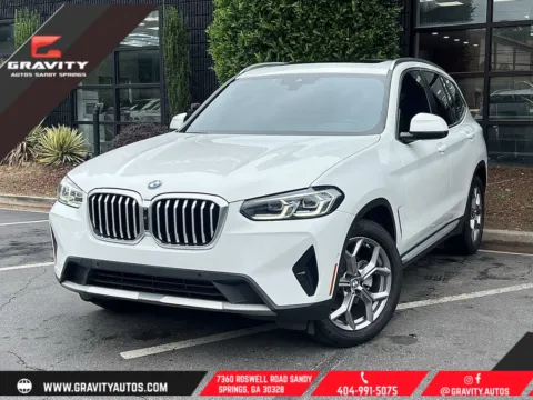 White 2022 BMW X3 sDrive30i for sale in Sandy Springs, GA