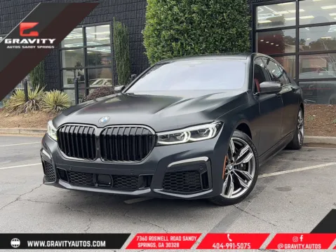 Black 2022 BMW 7 Series M760i for sale in Sandy Springs, GA