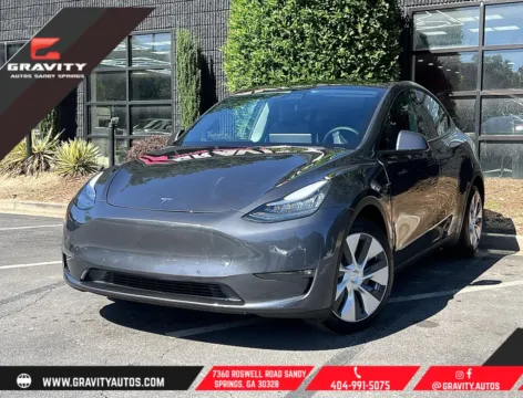 Gray 2021 Tesla Model Y Long Range for sale in Sandy Springs, GA