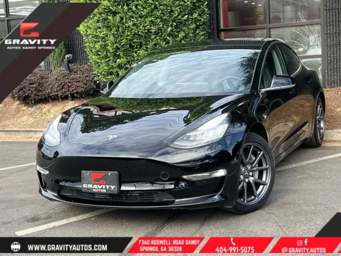 Black 2018 Tesla Model 3 Mid Range for sale in Sandy Springs, GA