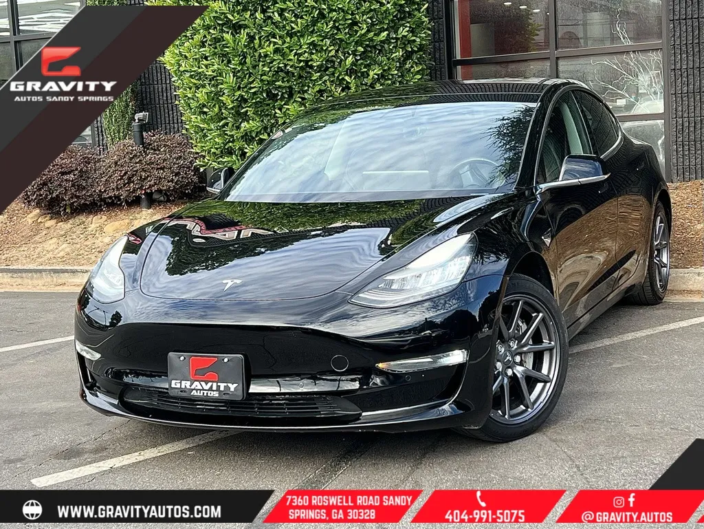 Black 2018 Tesla Model 3 Mid Range for sale in Sandy Springs, GA