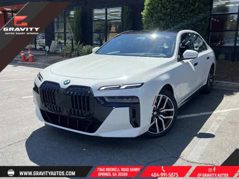 White 2023 BMW 7 Series 740i for sale in Sandy Springs, GA