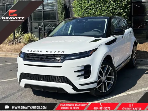 White 2025 Land Rover Range Rover Evoque Dynamic for sale in Sandy Springs, GA