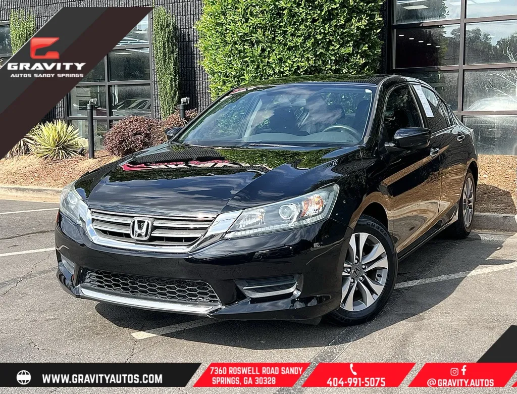 Black 2015 Honda Accord LX for sale in Sandy Springs, GA