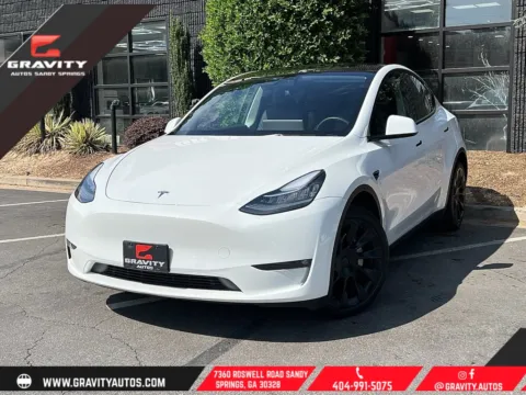 White 2021 Tesla Model Y Long Range for sale in Sandy Springs, GA