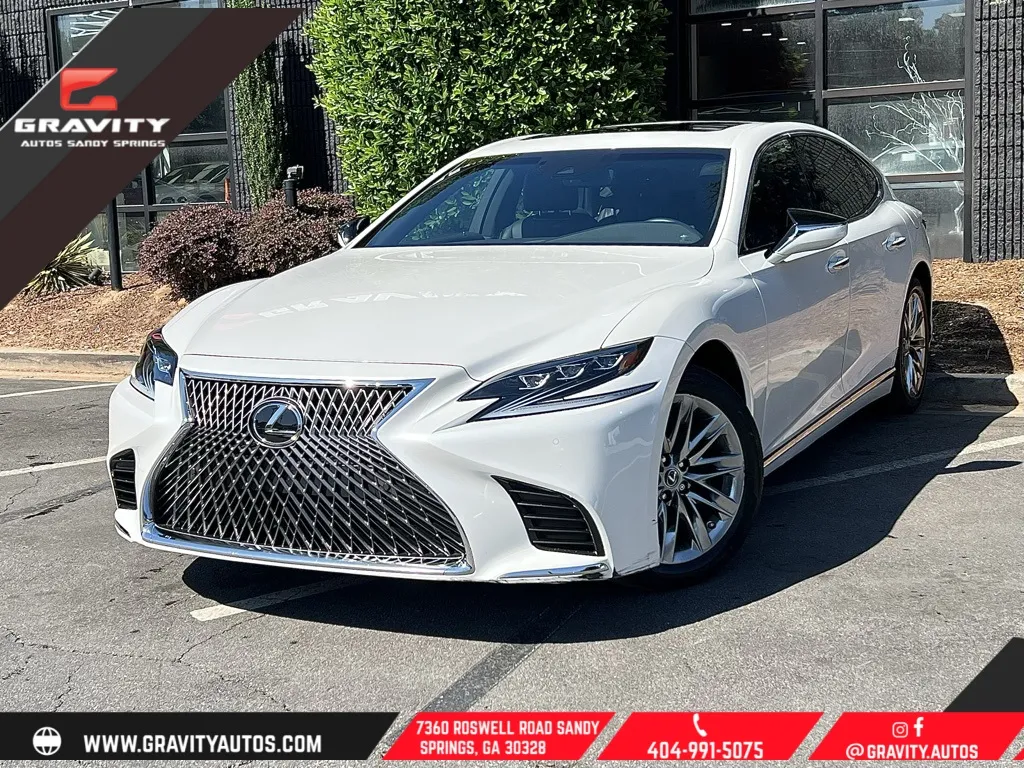 White 2018 Lexus LS 500 Base for sale in Sandy Springs, GA