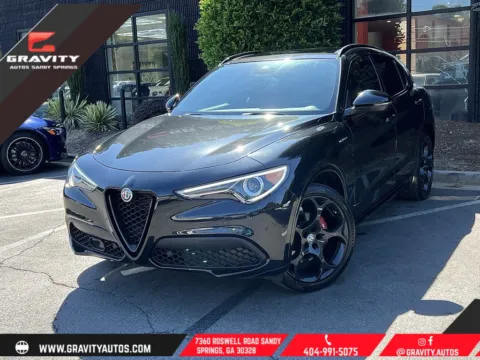 Black 2022 Alfa Romeo Stelvio Veloce for sale in Sandy Springs, GA