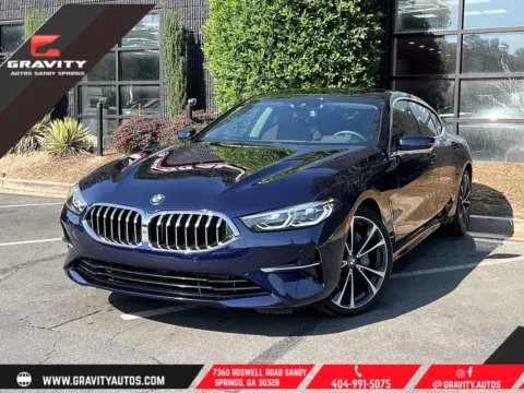 Blue 2020 BMW 8 Series 840 for sale in Sandy Springs, GA